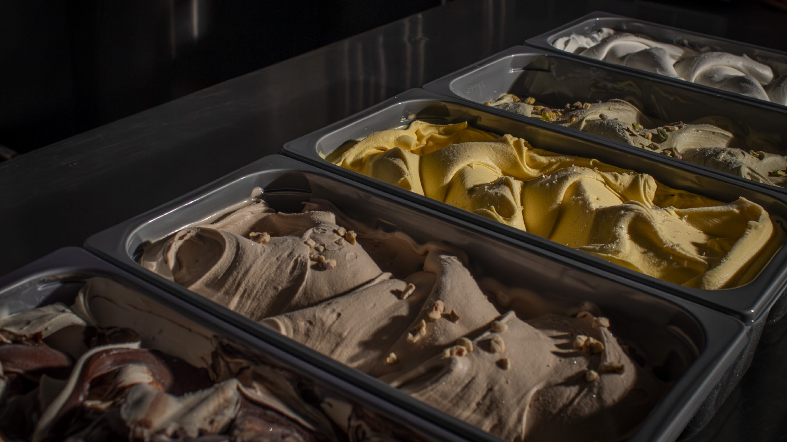assortimento gelateria